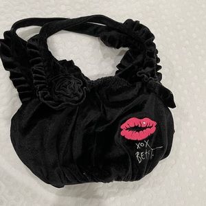 Velvet betsey johnson shoulder bag